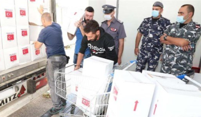عثمان تسلم من سفير تركيا 3000 حصة تموينية لمصلحة قوى الأمن