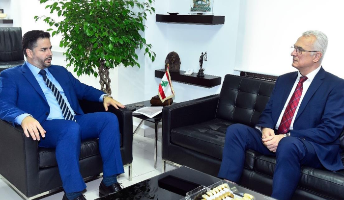 وزير الاقتصاد استقبل سفير المجر في لبنان
