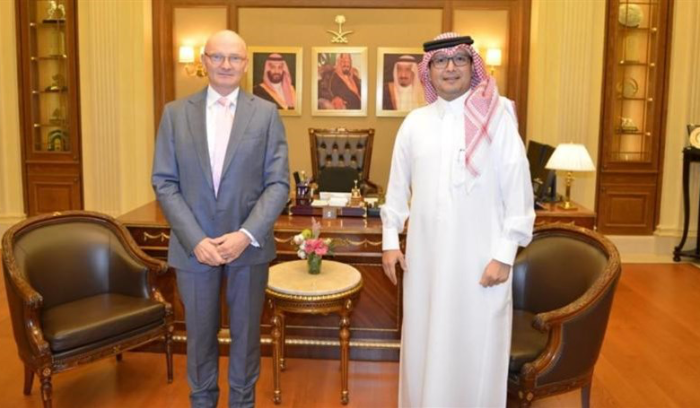 بخاري استقبل السفير الألماني