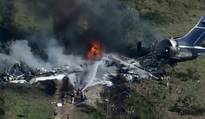 تحطم طائرة في أميركا خلال الإقلاع