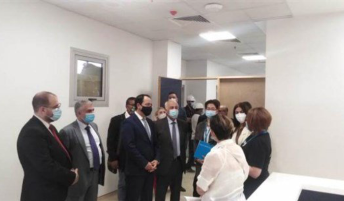 لقاء تكريمي لوزير خارجية قبرص في مستشفى الكرنتينا