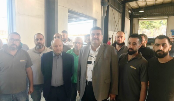 الاسمر زار المعاينة الميكانيكية في مجدليا: نسعى لتحسين ظروف حياة الموظفين والعمال