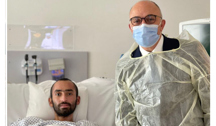 عودة الجندي حسام الأحمد  الى لبنان اليوم بعد معالجته في الامارات
