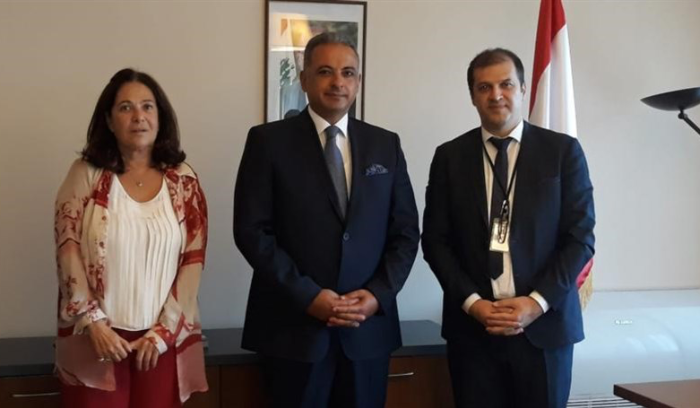 المرتضى استقبل رئيسة لجنة مهرجانات بعلبك الدولية