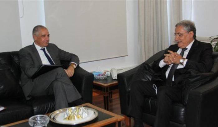 وزير العدل استقبل طراف وزواراً