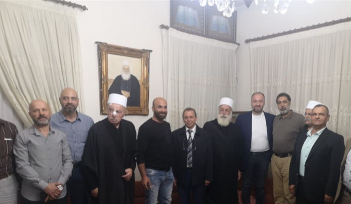 جولة لشرف الدين على المرجعيات الروحية والمشايخ في عاليه