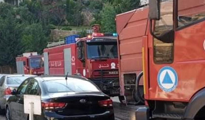 حريق في المنصورية.. مولدات وسيارات تحترق!