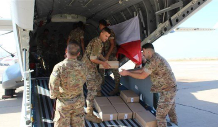 هبة غذائيّة من التشيك للجيش اللبناني