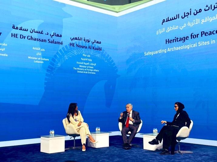 سلامة: المعاهدات الدولية لحماية التراث بحاجة الى تطبيق فّعال<br />
الكعبي: العالم بحاجة  لبناء ادوات حماية فعًالة للمعالم الثقافية