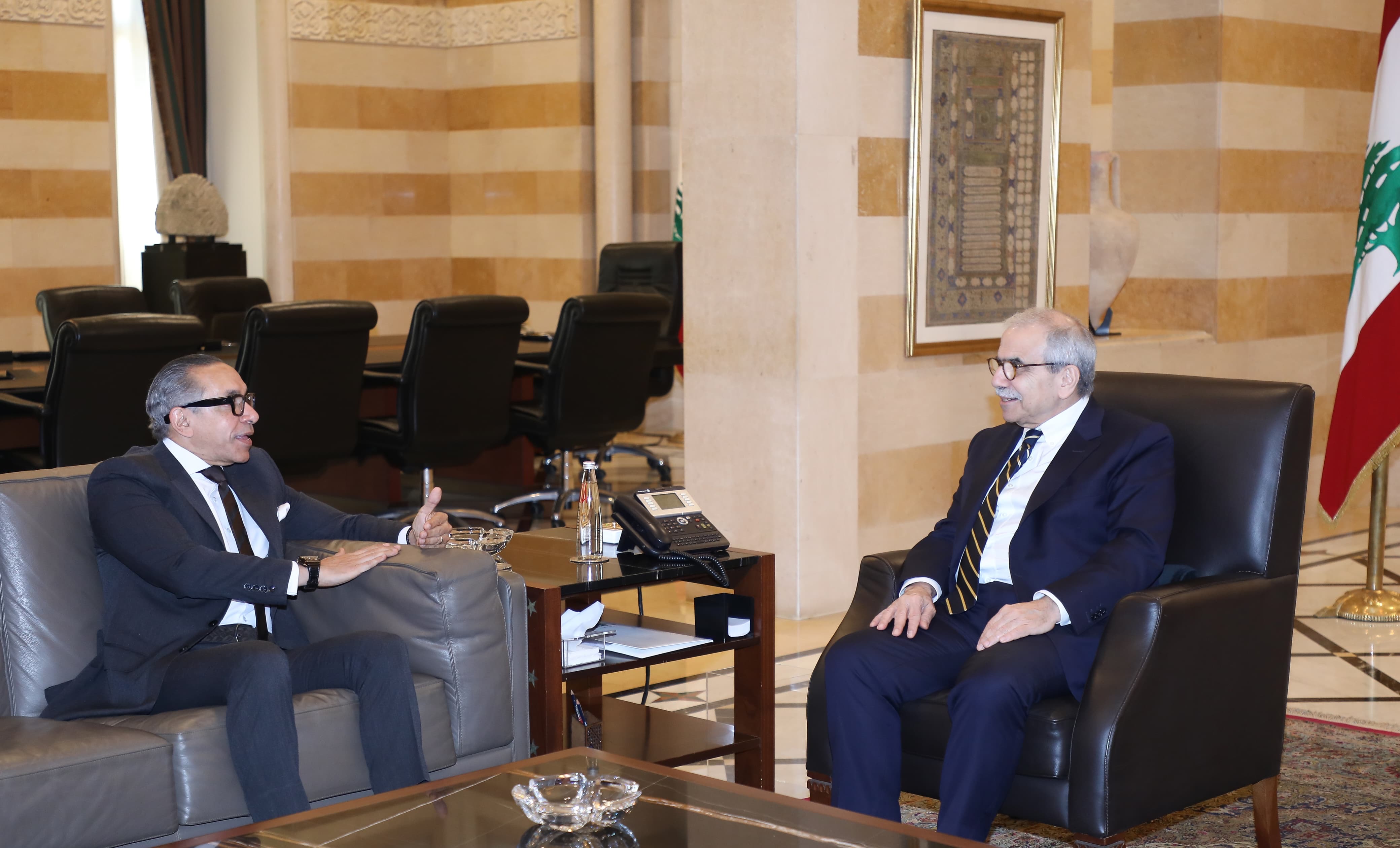 السفير المصري إلتقى سلام.. وإعداد لعقد اجتماع بين البلدين