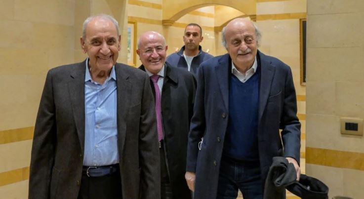 لقاء يجمع بري وجنبلاط في عين التينة