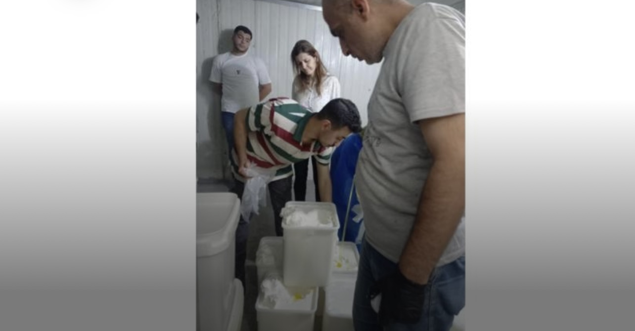 محضر ضبط بحق معمل ألبان وأجبان
