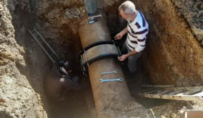 إعادة تغذية الشبكة الرئيسية لمشروع ري صيدا - جزين