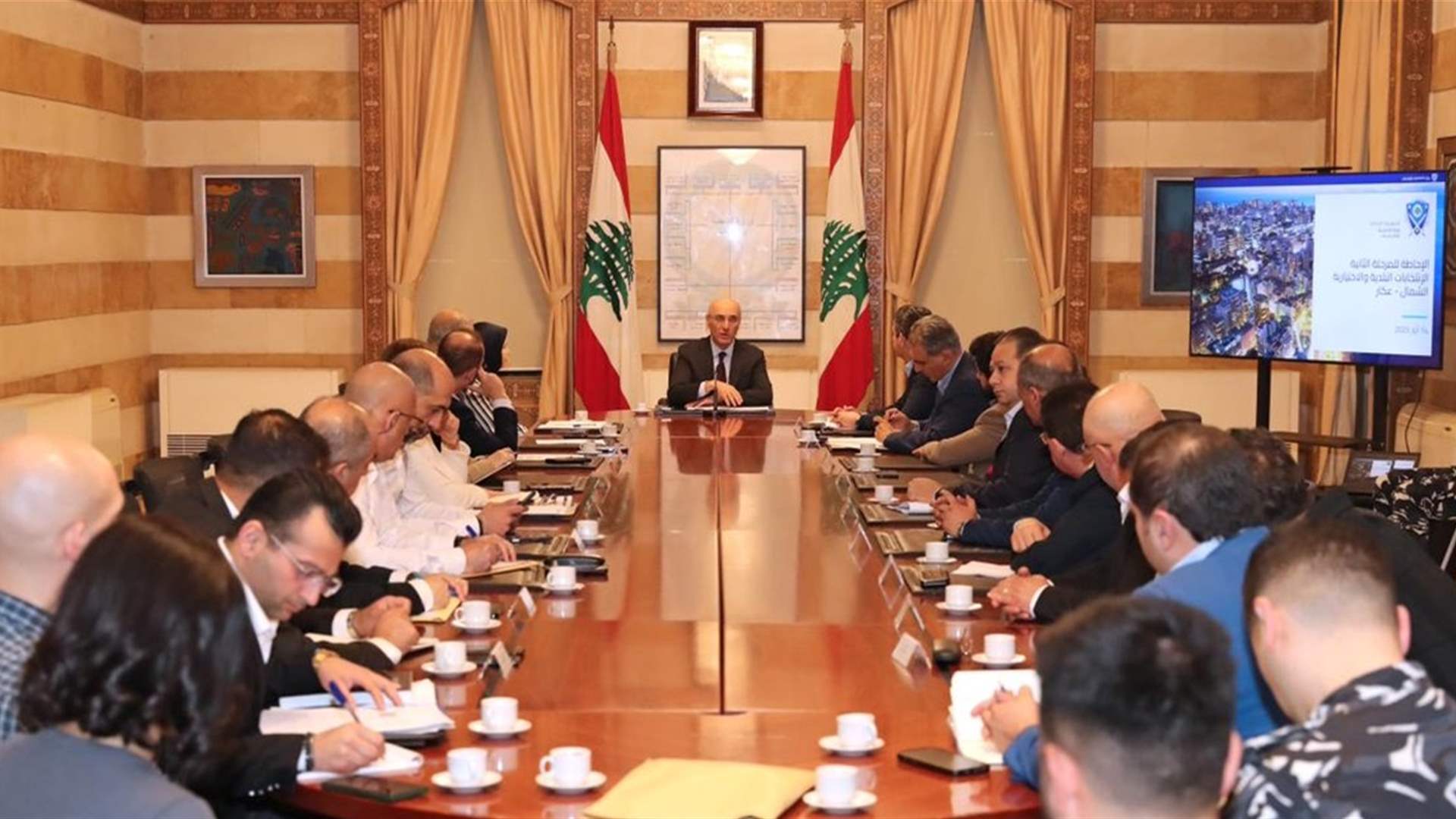 وزير الداخلية والبلدية  في اجتماع تحضيري للانتخابات البلدية والإختيارية في بيروت والبقاع