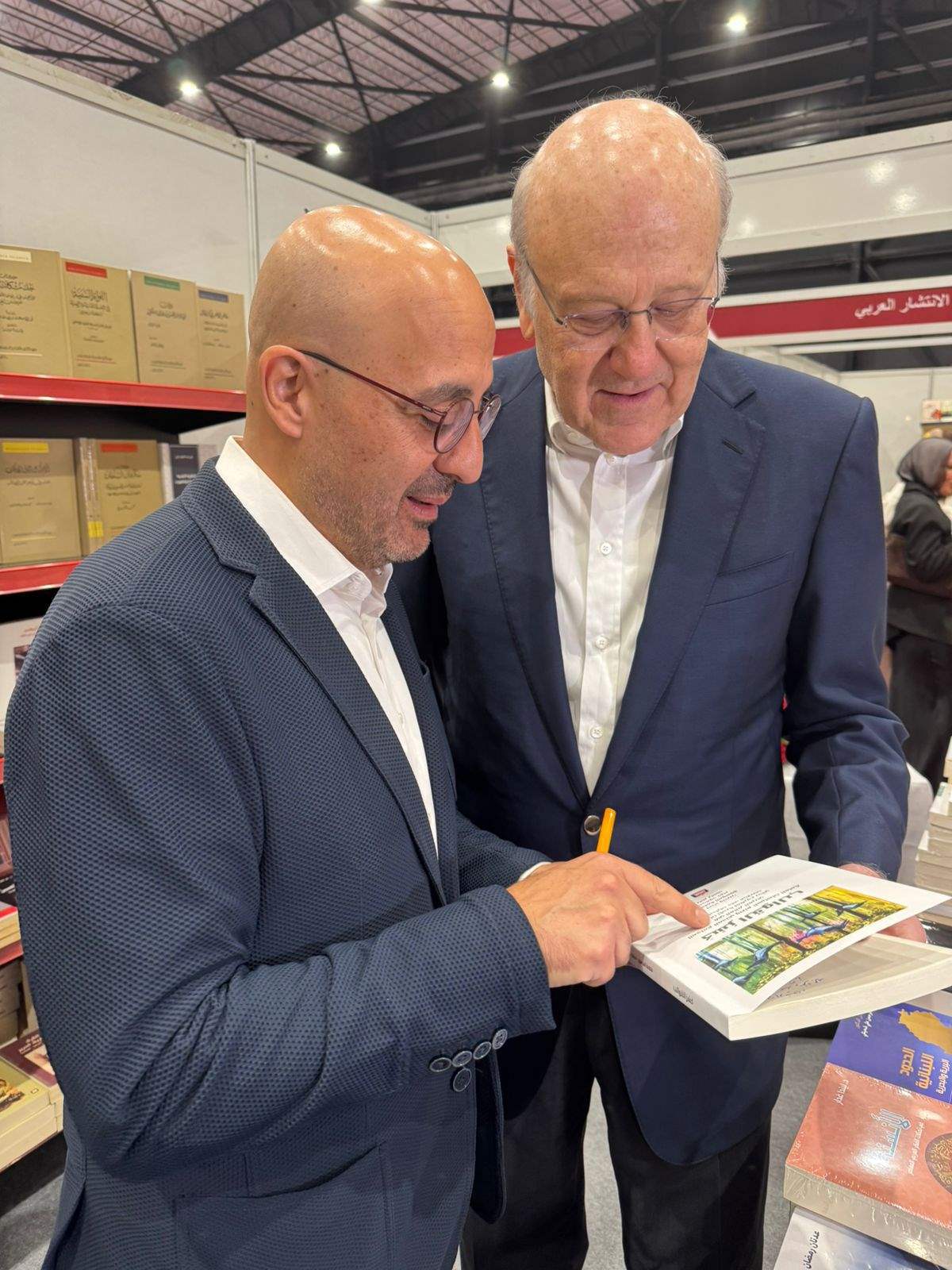 ميقاتي يزور معرض الكتاب في بيروت  لبنان تتألق كعاصمة للثقافة