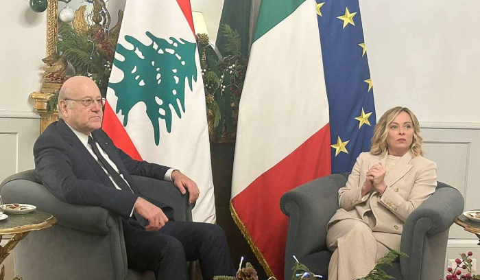 ميقاتي وميلوني يناقشان تعزيز التعاون ودعم وقف إطلاق النار في لبنان
