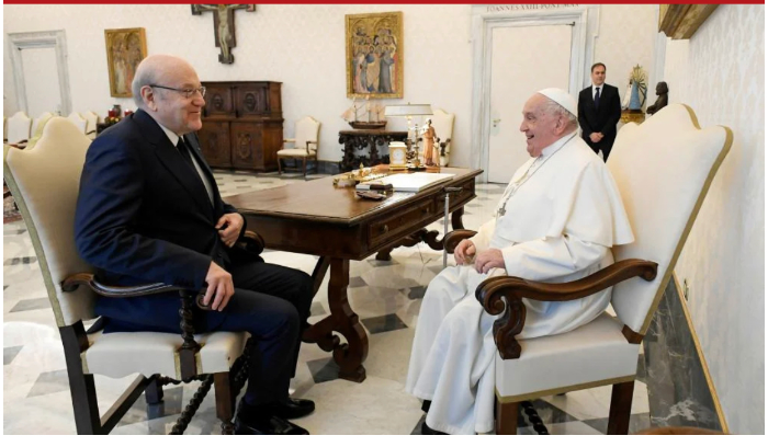 ميقاتي يلتقي البابا.. والفاتيكان يستعجل الرئيس.. المهمّة الصعبة: التوافق على المرشّح والنصاب