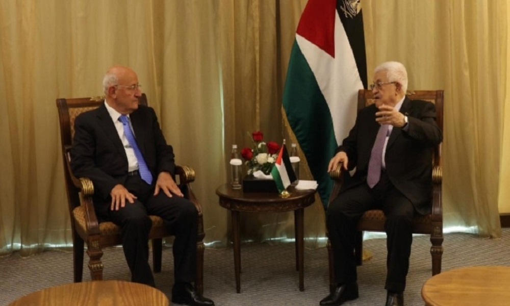 العريضي زار عباس ممثلًا جنبلاط: ملتزمون بدعم فلسطين