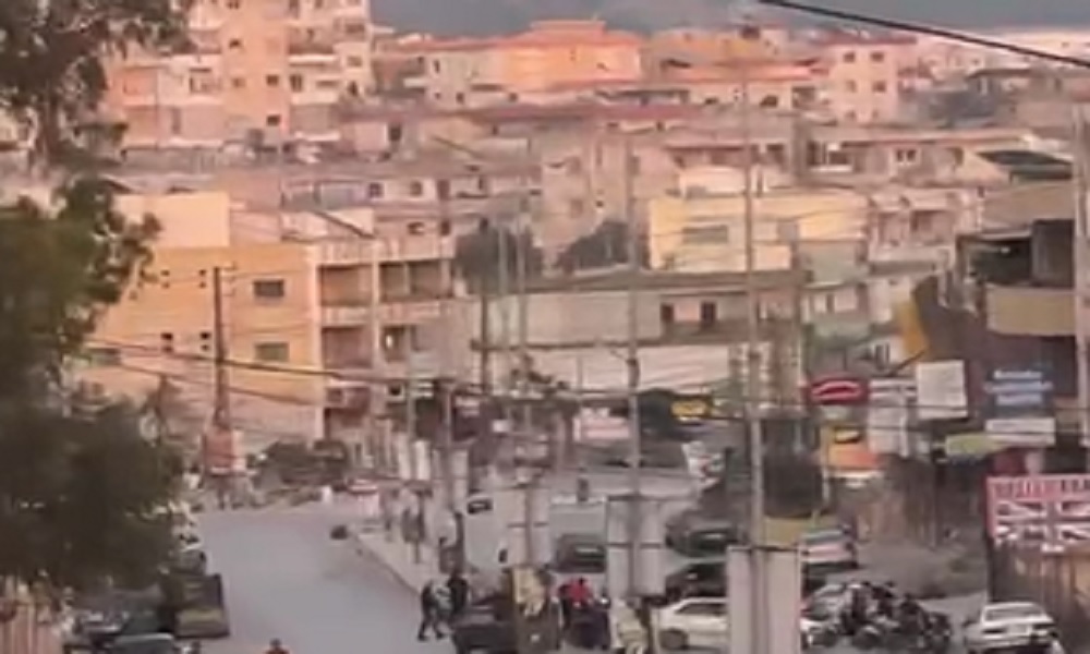 إطلاق نار كثيف في تول بعد الإنذار الإسرائيلي