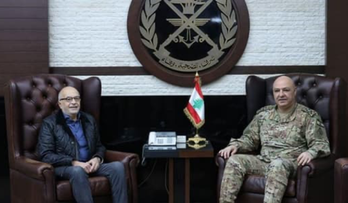 قائد الجيش بحث مع شهيّب ورئيس أركان منظمة الأمم المتحدة لمراقبة الهدنة في الأوضاع