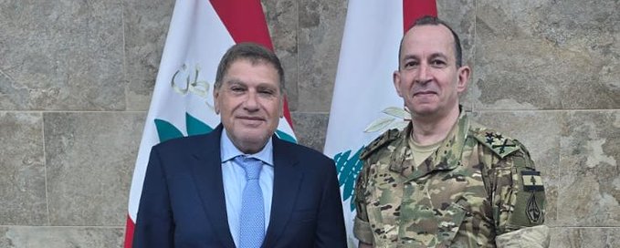 سقلاوي زار العماد هيكل وشكر له دعم الجيش في جهود 