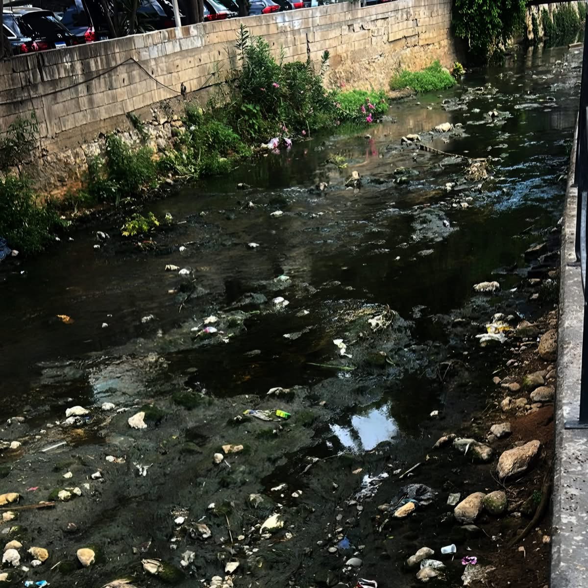 نهر أنطلياس يحتضر بصمت… وجمعية “الأرض - لبنان” تدق ناقوس الخطر