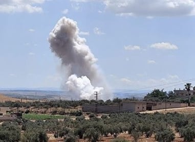 انفجار عسكري يضرب محيط مطار حماة... والضحايا من المدنيين