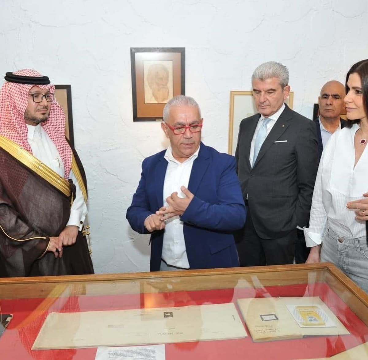 سفير المملكة في لبنان يزور متحف جبران خليل جبران