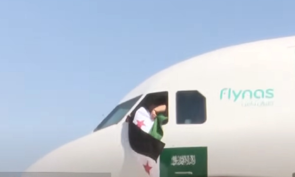 الطيران السعودي في مطار دمشق للمرة الأولى منذ سنوات