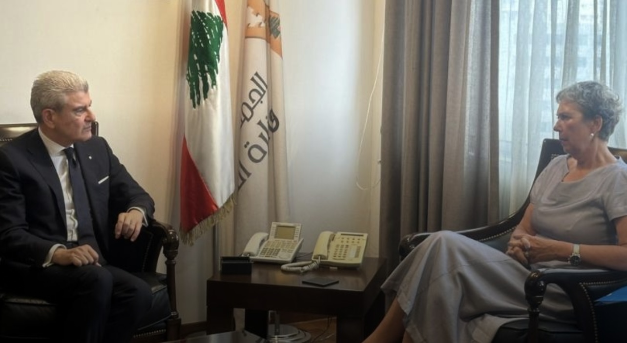 عيسى الخوري عرض مع سفيرة سويسرا لتأثير التغيرات في المنطقة على لبنان