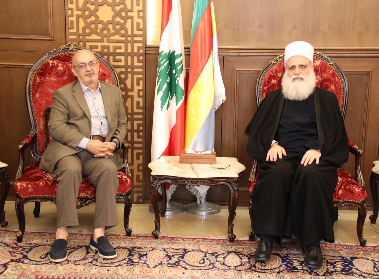 شيخ العقل التقى ناصر... وبحث في تداعيات الانتخابات البلدية والأوضاع العامة