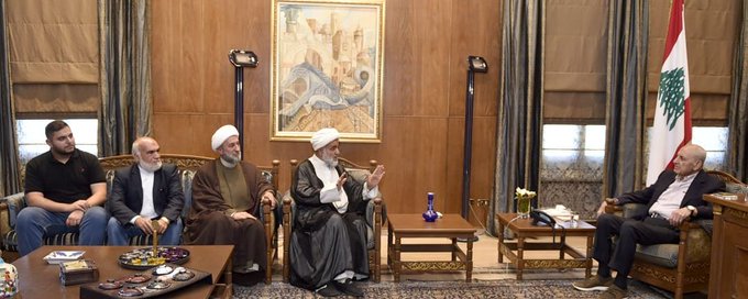 الرئيس بري تابع المستجدات خلال لقائه المفتي الجعفري الممتاز الشيخ احمد قبلان، والشيخ يوسف دعموش