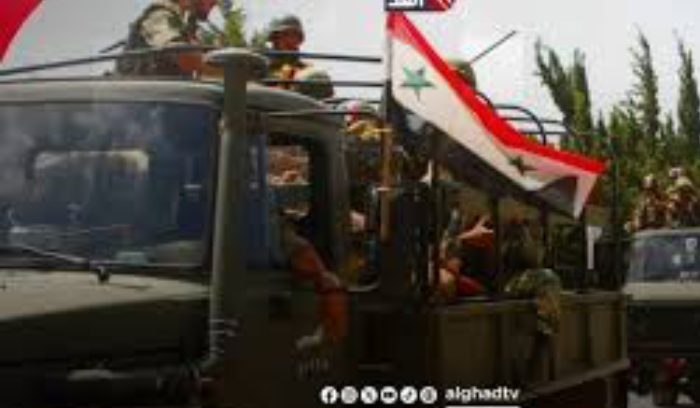 سانا عن ⁧‫الجيش السوري‬⁩: قوّاتنا في ⁧‫درعا‬⁩ و ⁧‫السويداء‬⁩ نفذت إعادة انتشار