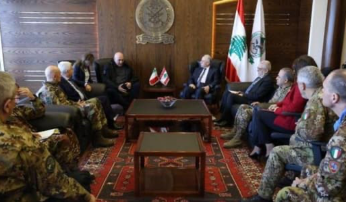 سليم التقى نظيره الإيطالي: نشدّد على التزام لبنان بالـ1701