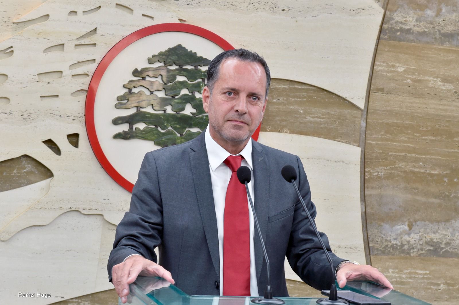 روجيه يزبك يزور جعجع في معراب بعد فوزه برئاسة اتحاد بلديات البترون