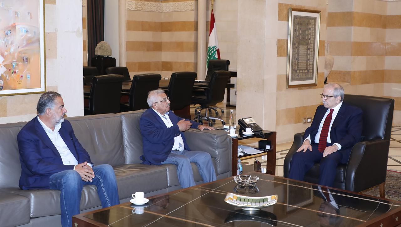 رئيس الحكومة يستقبل حبشي وسعد: نقاشات حول سيادة لبنان وتشغيل قانون القنب