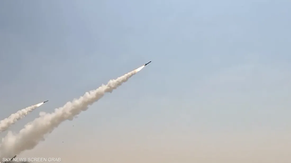 دفعة صواريخ إيرانية باتجاه إسرائيل