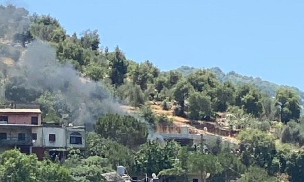 تفجير إسرائيلي في محيط جبل بلاط
