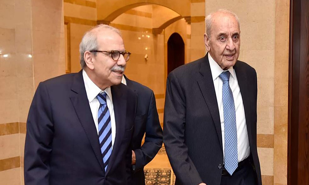 أجواء إيجابية بين بري وسلام
