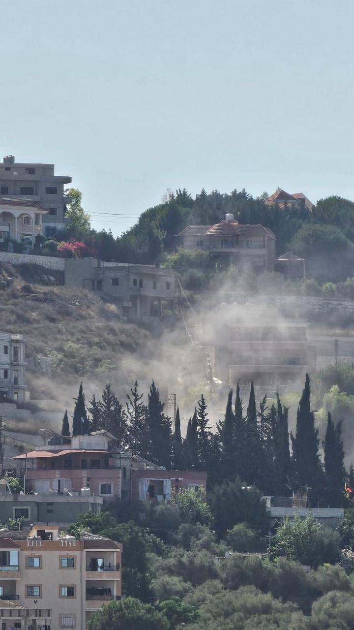 غارة نفذتها مسيرة على منطقة الجبل الأحمر قرب حاروف قضاء النبطية