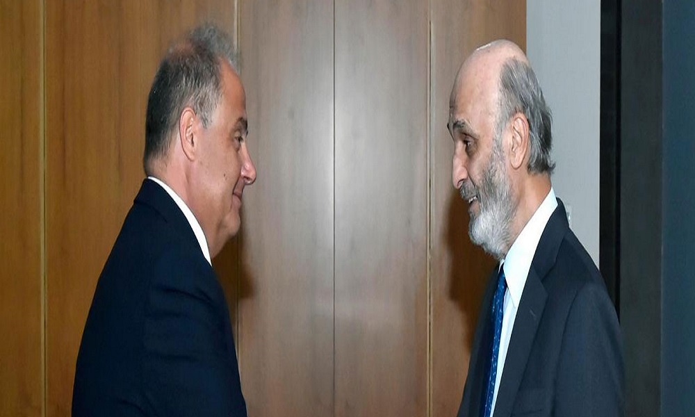 جعجع التقى عربيد في معراب: 