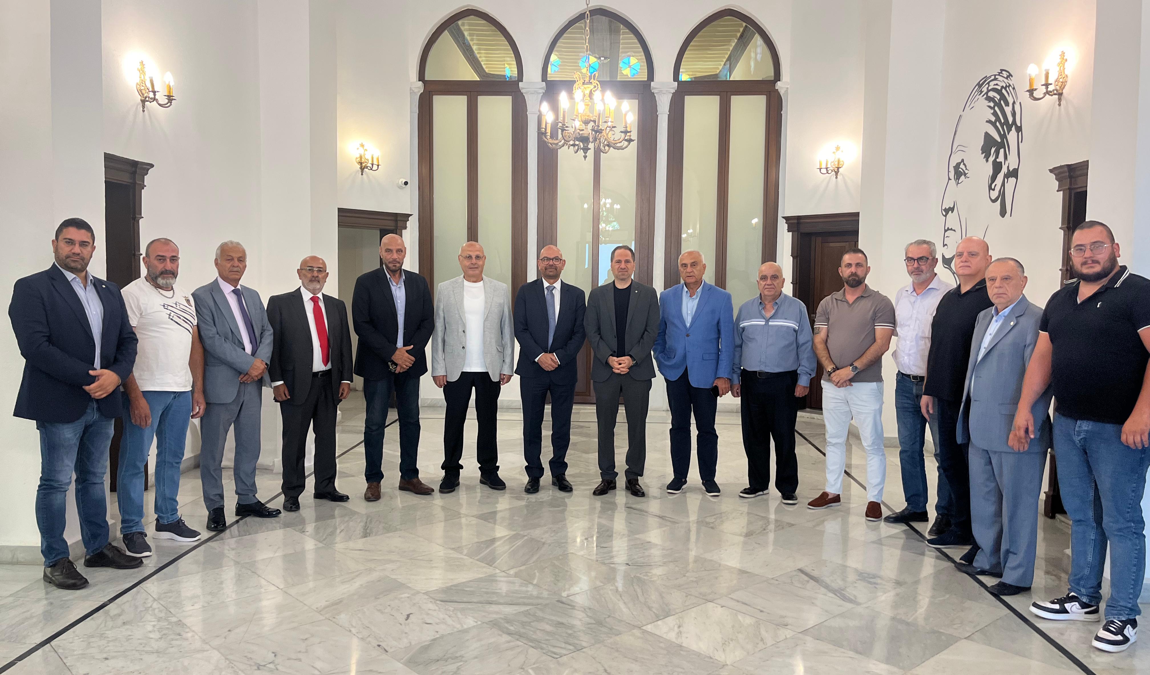 رئيس الكتائب استقبل المجلس البلدي الجديد لبيت الدين: دعم كامل للعمل البلدي المسؤول
