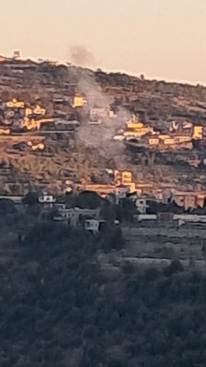 غارة على بيت ليف جنوب لبنان