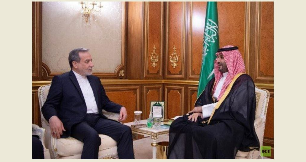 ولي العهد السعودي عرض مع وزير الخارجية الإيراني للاوضاع