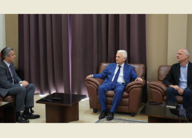 محافظ البقاع عرض مع سفير ايطاليا ووفد أممي عودة النازحين السوريين