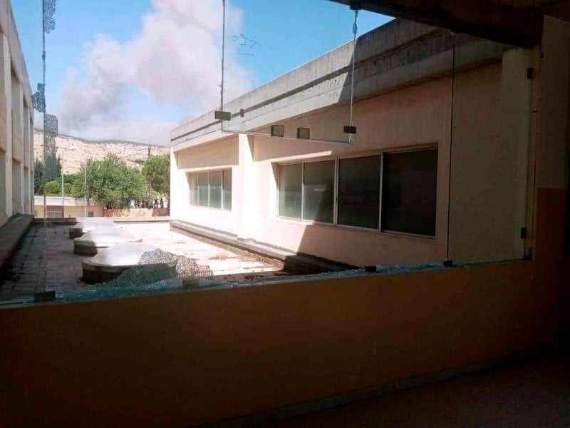 غارات إسرائيلية قرب ثانوية شمسطار تثير الهلع بين طلاب الشهادة الرسمية