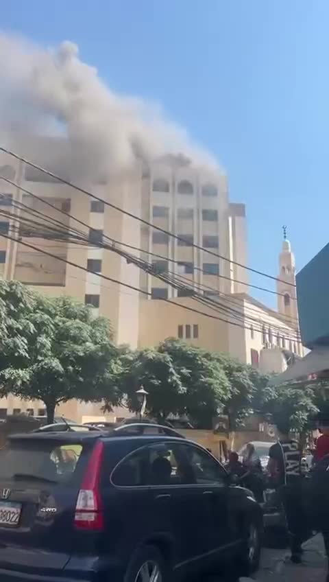 اندلاع حريق في الضاحية الجنوبية لبيروت