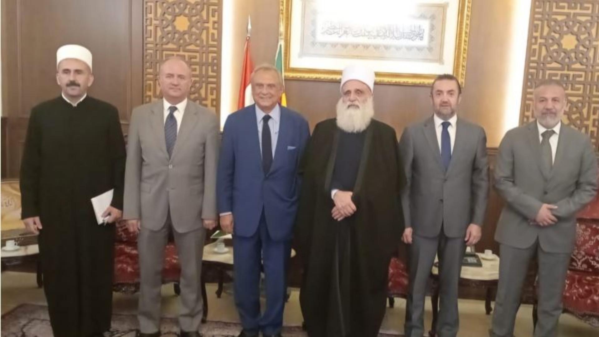 حبيب زار شيخ العقل: مصرف الإسكان لا يفرّق بين لبناني وآخر