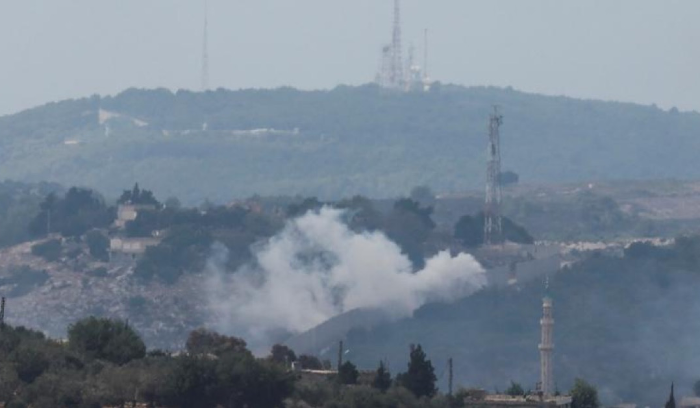 الجيش الإسرائيلي يقصف عيترون ويشعل حريقًا في المحافر