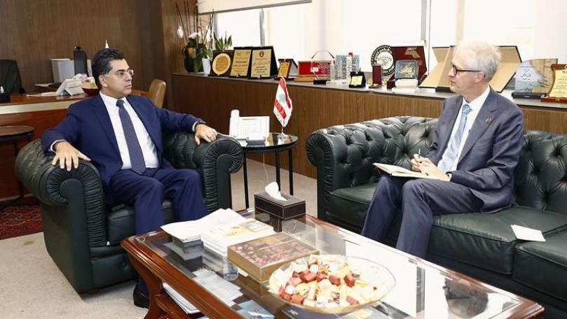 مرقص التقى سفير بلجيكا... وبحثٌ في دعم الإعلام